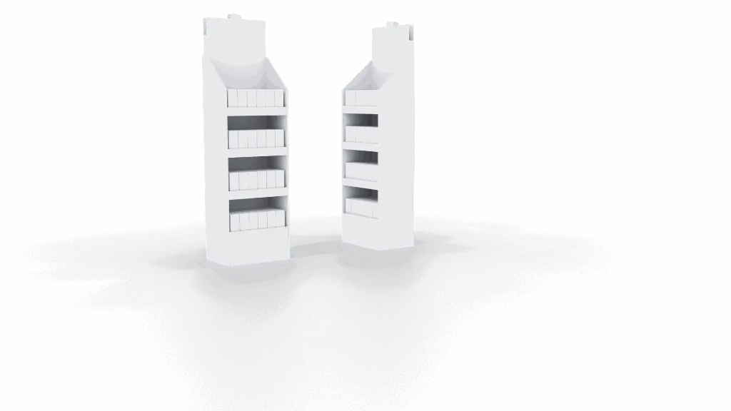display de chão grande branco.webp