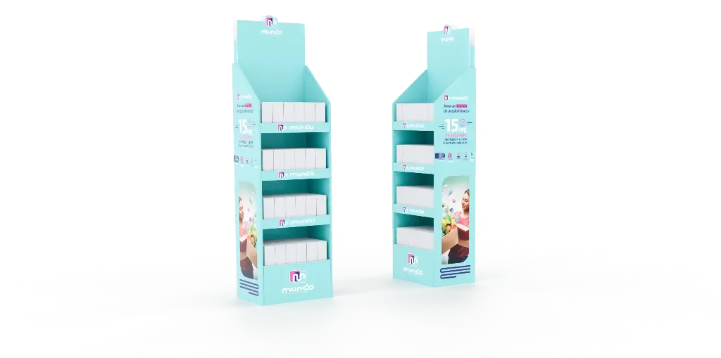 Display de Chão Grande 140x50x30cm